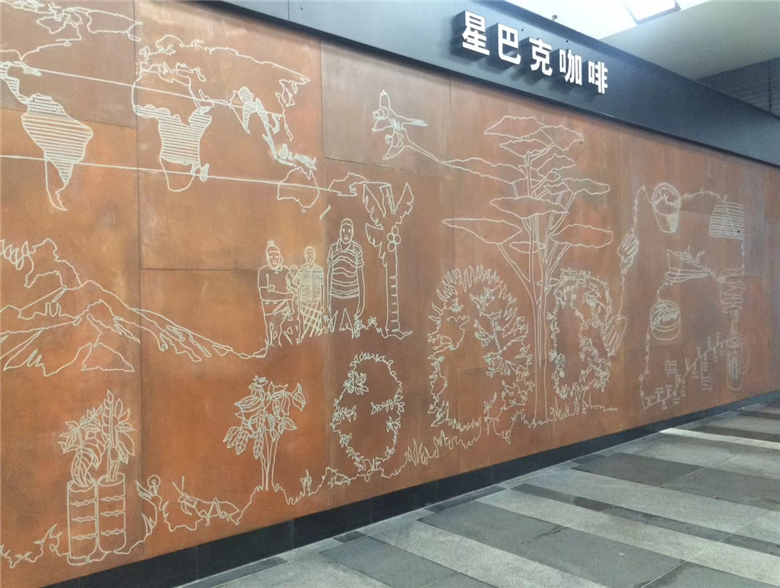 四平耐候钢幕墙